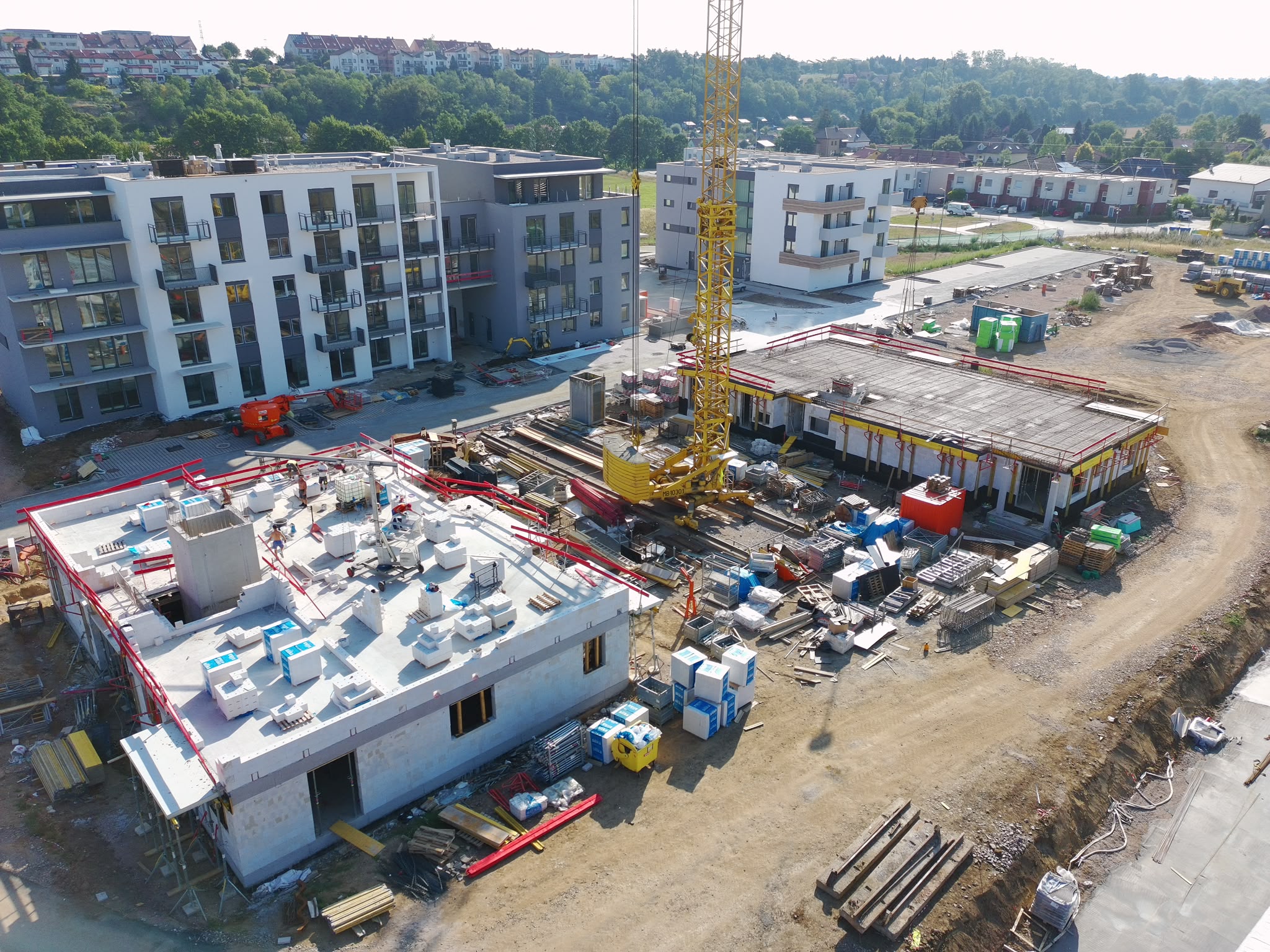 Rezidence u řeky Chrudim — průběh výstavby, 7. 8. 2026, snímek 3