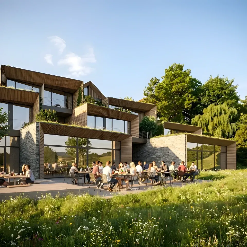 Hotel Fara Sedloňov — pohled 3